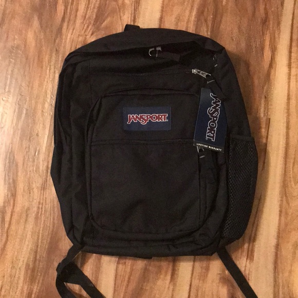 big black jansport backpack